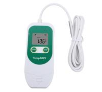 USB Temperature Humidity Data Logger with External, Digital Recorder for Cold Chain, PDF CSV Output - High Capacity Storage, IP65 Protection, Adjustable Settings for Refrigerate