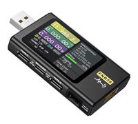 USB Tester 4-28V 7A LCD USB A&C Voltage Current Tester Multimeter, Fast Charge Detection Trigger Capacity Ripple Measurement, PD2.0/PD3.0,QC2.0/QC3.0