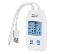 USB Tester, UNI-T LCD USB Tester Detector Voltmeter Ammeter Digital Power Capacity Tester Meter(UT658 Dual)