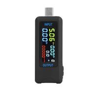 USB Tester Tool TYPE C 0-5A 0-8A 5-36V Voltage Current Meter USB Battery Checker Multifunctional Digital Voltmeter Ammeter 4 Digit Bidirectional IPS Color LCD Display