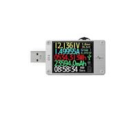 USB Tester, USB 3.1 Power Meter Digital Multimeter Current Tester Voltage Detector Lua Interpreter Integrated DC 26V 6A(C3)