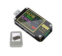 USB Tester USB Voltage Meter, FNB48 PD Trigger Voltmeter USB 3.0 Voltage and Current Tester DC 4-24V 6.5A USB C Multimeter PPS Fast Charging Protocol Capacity Tester