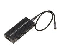 KALEA-INFORMATIQUE USB Thunderbolt 3 10G to Network 10 GIGABIT Ethernet 10G 5G 2.5G 1G 100MB Adapter Cord with Intel JHL6340 and AQC107 Controllers