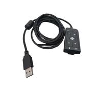 USB to 3.5mm Adapter for Cloud2 7.1 Enhance your gaming experience with USB External Stereo Sound Card