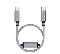 USB to 3.5mm Headphone Connector Flexible Nylon Braided Wire for PC and Mobile Devices