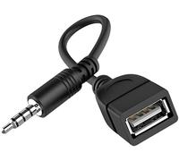 USB to 3.5mm Jack Adapter,3.5MM Male Plug jack to usb Female Aux CABLE Converter Flex Cable.uSB to Jack Adapter,Usb to 3.5mm Audio Aux JACK Cable Adapter Car Stereo Cable, for Mp3 Players