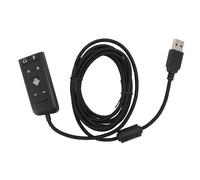 USB to 3.5mm Jack Audio Adapter,Virtual 7.1 Surround Sound, USB to Audio Jack Sound Card Adapter with Headphone Microphone Jack, External Audio Adapter for Kingston Cloud II