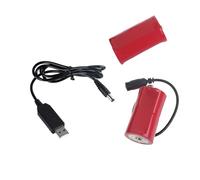 USB to 3V LR20 D Battery Eliminators Sustainable Alternatives Power Cable for Lamps Instruments Adapter