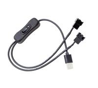 USB to 4-pin fan power conversion cable ensures full speed and brightness with 12V output case fan to USB