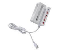 USB To 4 USB And Type C Charging Station With Integrated Phone Stand For Office And Travel