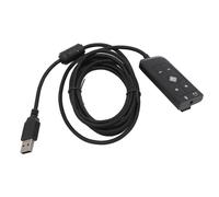 USB to Aux 3.5mm External Converter Microphone and Headphone Volume Control for PC Series X/S