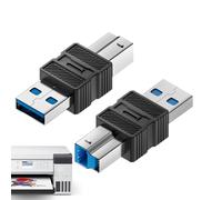 USB to B Adapter | USB to B 3.0 Conversion Connector | Plug & Play Connection, Fast Data Transfer Converter for Scanner, Docking Station, Hub and Computer