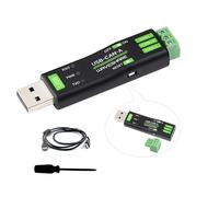 USB to CAN Adapter Board STM32 Chip Solution, CAN Baud Rate 5kbps~1Mbps is Configurable, Compatible with Raspberry Pi Jetson Nano Linux Systems, Support Windows XP/7/8/10/11, Multiple Working Modes