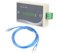 USB to CAN Debugger, Portable USBCAN I Debugger Cable Analyzer Adapter Secondary Development Compatible Zlg Software, For Can Bus Device Testing,Network,Data Monitoring,Industrial Control