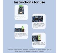 USB to CAN Module Converter Adapter for CAN FD, CAN2.0A/B Bus Analyzer with LED Indicator, Type-C Interface, 57V Powered, Compact Design for STM