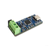 USB to CAN Module Converter Adapter for CAN2.0A/B and CAN-FD Bus Analyzer with LED Indicator, Type-C, 5V, STM32G4, Firmware Update Support, Compact Design, Blue