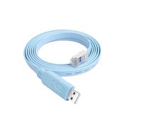 USB to Console Cable, USB to RJ45 Console to Ethernet Cable Adapter, Compatible Replacement Console Cable for Cisco Windows Mac Linux Vista, High Speed Connection for Networking PC Laptop Router,1.8M