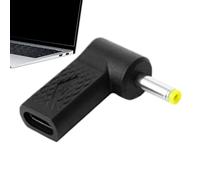 USB to Cylindrical Socket, USB C to DC Adapter | Portable Charging Adapter DC Charger | Compact Barrel Charger Adapter with PD Trigger for Most Laptops