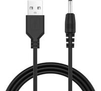USB to DC 3.5mm Cable, USB to DC 3.5mm x 1.35mm Barrel Jack Adapter Connector Plug Charging Cable Power Cord for Electric Toothbrush, HUB Splitter, Router, LED Lights, Mini Speaker, Fan, Lamp