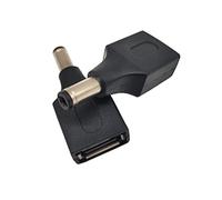 USB to DC Power Adapter, Traodin USB A 2.0 Female to DC 5.5x2.1mm Male 5V Connector Power Charging Adapter for USB A Charging Device and for Laptop PC (2Pcs) (USB F/5.52.1 M)