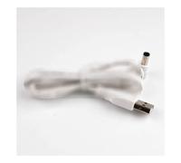 USB To DC Power Plug USB Convert To DC5.5 * 2.5mm/DC5.5 * 2.1mm Angled USB L Shape dark Right Angle Jack With Cord Connector Cable(Beige)