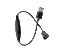 USB to Fan Adapter - 3/4-Pin PWM USB Converter - Fan Wind Speed Regulator - for PC Desktop Electronic Devices Cooling System Car Maintenance