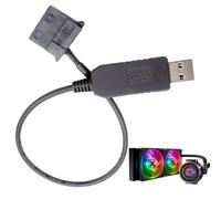 USB to Fan Adapter - 3-Pin/4-Pin USB Connector - Full Fan Speed Adapter | for PC Computer Electronic Devices Cooling System Car Maintenance