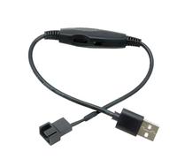 USB to Fan Adapter | 3-Pin/4-Pin USB PWM Converter,Case Fan Step-up Adapter | for Computer Desktop Electronic Devices Cooling System Car Maintenance