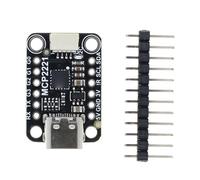USB to GPIO ADC I2C Conversion Module, Signal Processing Board with Type C Interface for Stemma QT Sensor and PWM Driver Applications