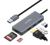 USB to HDMI Adapter, 5-in-1 USB hub 3.0 with HDMI 1080p for Extended Monitor PC Laptop Desktop, 2 USB Ports, SD and Micro SD Card Reader Support Windows, MACOS