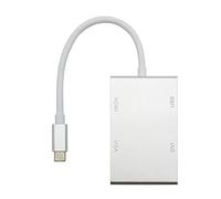 USB to HDMI VGA DVI, External Monitor Adapter, USB 3.0 to VGA Adapter, USB Multiple Monitor Adapter,Compatible for Windows, Mac OS X System