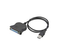 USB to IEEE 1284 DB25 Parallel Printer Female Adapter Cable Cord Converter for Laptop Desktop PC Supports Windows/Vist/XP