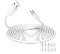 USB to Micro Power Cable 3m,Extension Power Lead for WyzeCam,WyzeCam Pan,YI Camera,NestCam Indoor,Netvue,KasaCam Indoor,Furbo Dog,Blink,USB Charging Cord for Security Camera. (3 M)