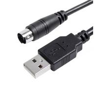 USB to Mini-Din 7 Pin Male Serial Cable for IK Multimedia iRig Series iRig HD HD-A Keys I/O 25/49 MIDI 2 Pro Pro Duo Pro I/O Stream, 5.9ft/1.8m