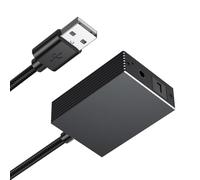 USB to Optical Spdif and 3.5mm Auditory Converter for Connecting TV PC to Sound System