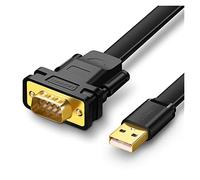 USB To RS232 Com Serial DB9 Converter Flat Cable Compatible With Win10 WIN8 M SERVER2008 INDUSTRY FT232(1M)