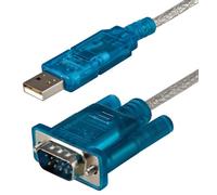 StarTech.com 3ft USB to RS232 DB9 Serial Adapter Cable - M/M