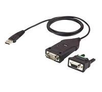 ATEN USB to RS422 RS485 2 port plug-and-play Adapter Converter UC485, up to 921.6 Kbps, supports Windows Vista / 7 and above, Mac and Linux, Terminal/ECHO mode by mode, UK, 1 KVM Market Leader