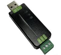 USB to RS485 RS232 Serial Converter Module Industrial Grade with CH343G Chip Supports USB A Host Interface and Terminal Block RS485 RS232 Interface with Overvoltage Protection (green)