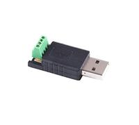 USB To RS485 Terminal Block Serial Adapter Module With L Transmission Free Driver Compatible With Raspberry Pi Support Full Windows (Size : Wholelength-44.60mm, Color : With Black Housing)