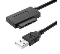 USB to SATA 7+6 13 Pin Adapter SATA Cable for CD/DVD-ROM Drive