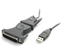 USB To Serial Adapter 3 Ft 1m With DB9 To DB25 Pin Adapter Prolific PL 2303 USB