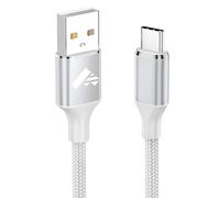 USB to USB C Cable 2M USB Type C Charger Cable Fast Charge Charging Lead Nylon USB A to USB C Charger Cable for iPhone 15 16 Samsung Galaxy S20 S21 S8 S9 A12 A54 Note 20,Switch,iPad