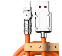 USB to USB C Cable 3.28ft 120W Cable with 180 Degree Rotating Head, 120W Cables,Fast C Chargin Chubby Charging Type