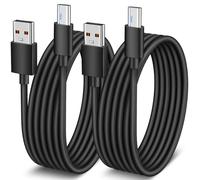 USB to USB C Cable 3ft,10mm Extended Tip Type C Charger Cable Data Cord Fast Charging for iPhone 16 15/Samsung S25 S24 Ultra S23 S21 S20 S10/Blackview OUKITEL AGM Rugged Phone,Fire Tablet,Switch,2Pack