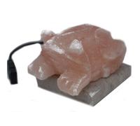Usb Toad-Shaped Multicolor Himalayan Salt Lamp