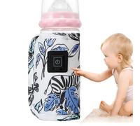 USB Travel Bottle Warmer - 30x15cm Milk Heating Sleeve, Oxford Cloth Insulated Heating Pad, Intelligent Temperature Control | Bottle Insulator for Car Travel Nursing Mom Feeding Milk
