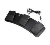 USB Triple Foot Switch Keyboard Mouse Control Action 3 Three Pedal HID for Game PC Laptop