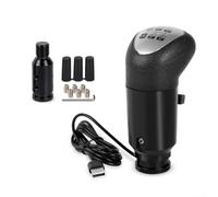 USB Truck Simulator Shifter Gearshifter Knob for ETS2 Racing H Pattern Shifter for Logitech G27 For G29 G25 TH8A, and Play USB, Two Switch Supporting up to 18 gears