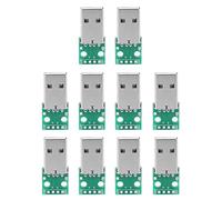 USB Type A to DIP Adapter Board 10Pcs 4 Pins for Power Supply and